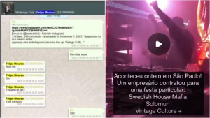 'Derrubar esse': Vorcaro pediu para Sicário apagar vídeo no Instagram sobre festa em boate de SP, diz PF