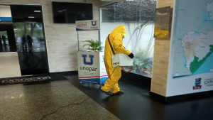 Câmara de Camaçari realiza nova desinfecção para combate ao COVID-19