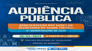 Audiência Pública SESAU Camaçari