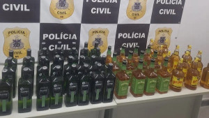 Polícia apreende 535 garrafas de bebidas irregulares em operação no nordeste baiano