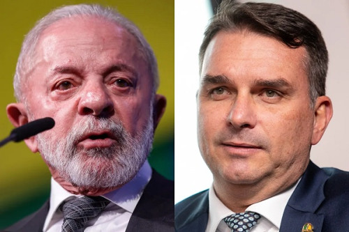 Pesquisa do Instituto Futura mostra Flávio Bolsonaro ganhando de Lula em simulações de primeiro e segundo turno